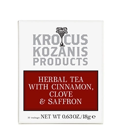 Kräutertee mit Zimt, Nelke und Safran