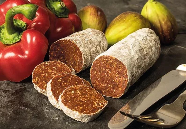 Feigen Salami mit geräucherter Paprika